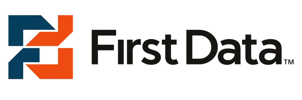 First Data logo on transparent background